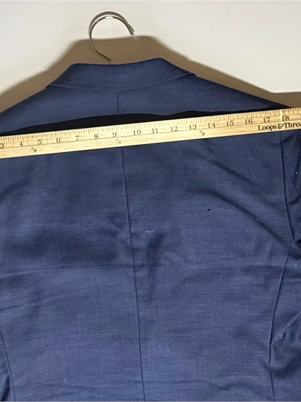 JOE Joseph Abboud Navy Super 120s Wool Slim Fit Suit 38R 32W
